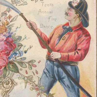 10th Annual Fire Dance Invitation Feb. 5, 1897
