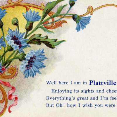 Plattville Postcard