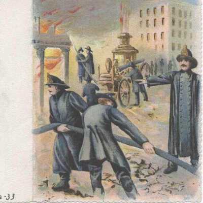 12 Annual Fire Dance Invitation Feb. 7, 1899