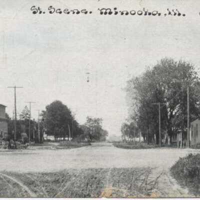 Looking North on Wabena from Mondamin