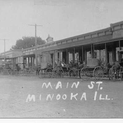 Looking west on Mondamin from Wabena