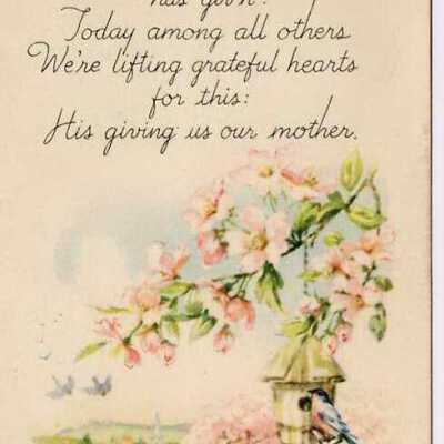 Mother's Day Postcard