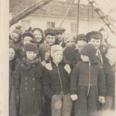 Aux Sable School Students c1935