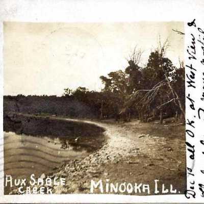 Aux Sable Creek near Minooka