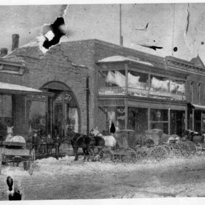 Mondamin St. looking east from Osceola