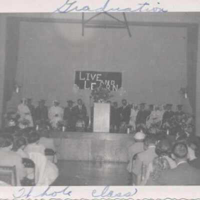 Channahon Graduation 1955