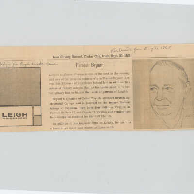Ad, Newspaper