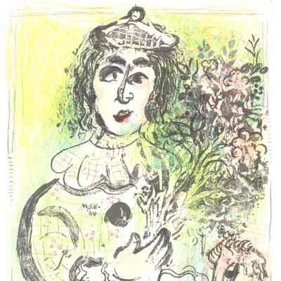 Clown with Flowers