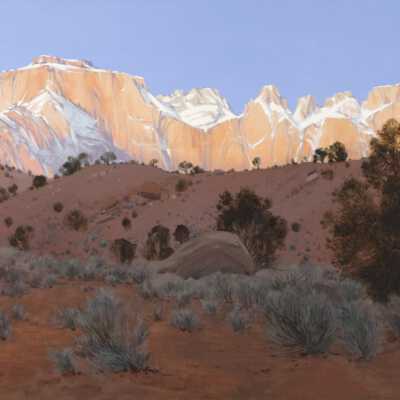 Snow on Zion