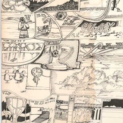 Drawing, Ink