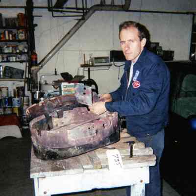 2006 - Walter Higgins at a Steam Team work session