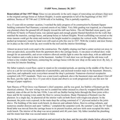 2017 01-30 Weekly News