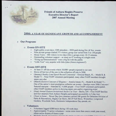 2007 - Membership report presented at the Annual Meeting