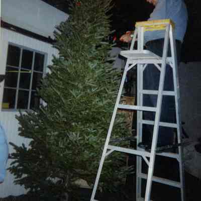 2003 - preparing for Holiday Trains at Auburn Heights event