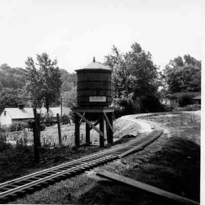 Wooden water tower, 1960