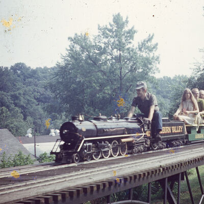 Magic Age of Steam - Auburn Valley Railroad on Broad Run Trestle