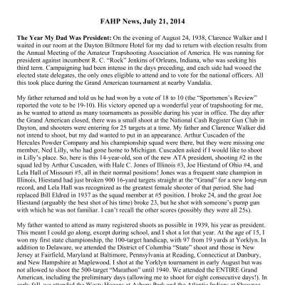 2014 07-21 Weekly News