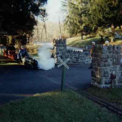 2003 - steam train at the Christmas event