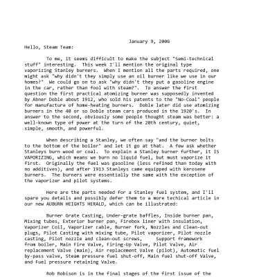 2006 01-09 Weekly News