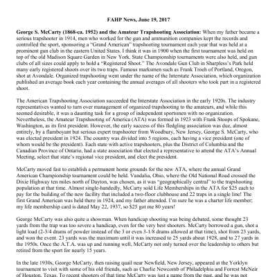 2017 06-19 Weekly News