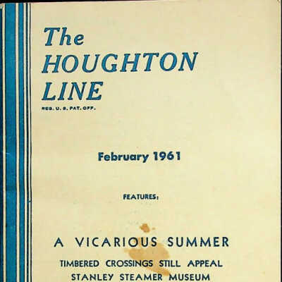 Clipping on the Marshall Steam Museum "The Houghton Line Magazine", 1961