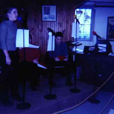 2003 - singers at the Christmas event