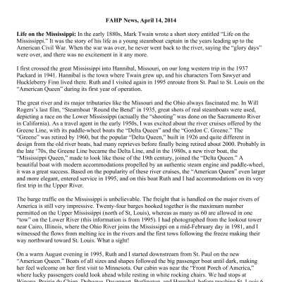 2014 04-14 Weekly News