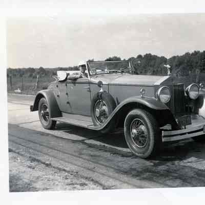1949 Glidden Tour - Bill Roberts and his 1928 Rolls Royce