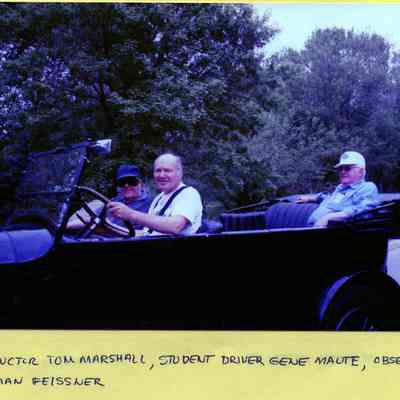 2000 - Thomas C. Marshall, Jr., instructing Gene Maute in the 1918 Stanley