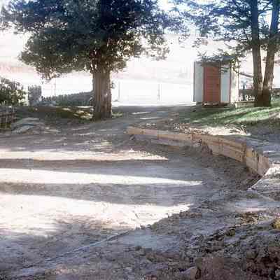Building of the pond, 1972