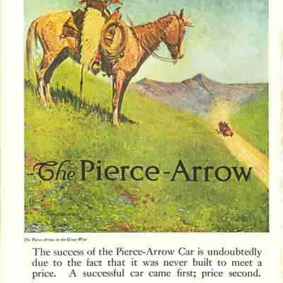 1910 advertisement for Pierce-Arrow Motor