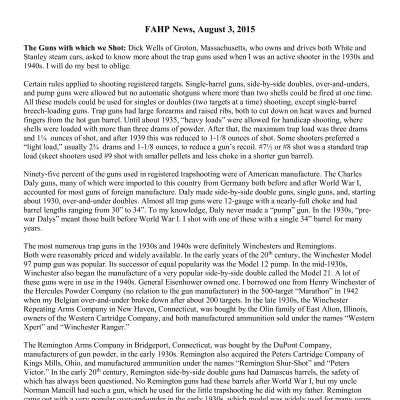 2015 08-03 Weekly News