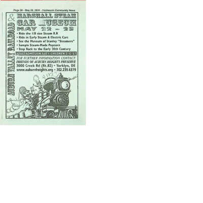2004 - advertisement in Community News for the May event