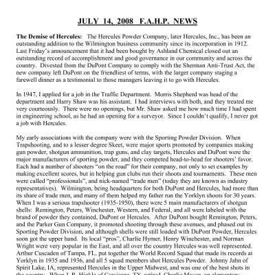 2008 07-14 Weekly News