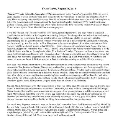 2014 08-18 Weekly News