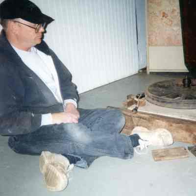 2003 - preparing for the Holiday Trains at Auburn Heights event
