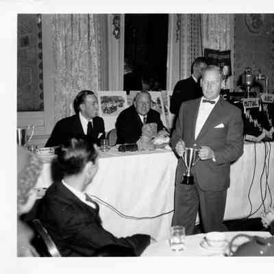 1949 Glidden Tour - awards ceremony with A.H. Kellogg-Clarke