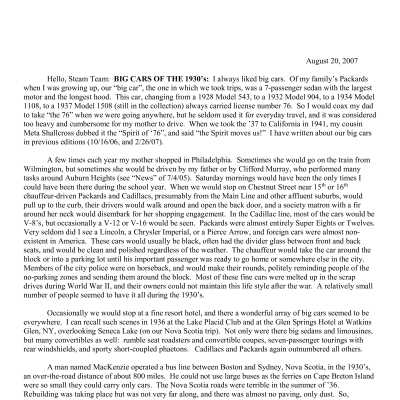 2007 08-20 Weekly News