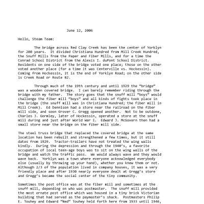 2006 06-12 Weekly News