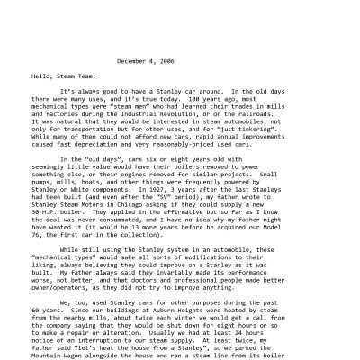 2006 12-04 Weekly News