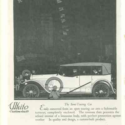 1916 advertisement for White Company