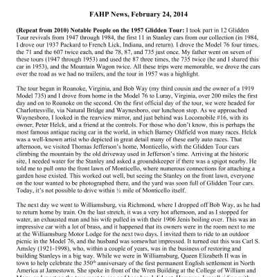2014 02-24 Weekly News
