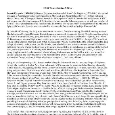 2016 10-03 Weekly News