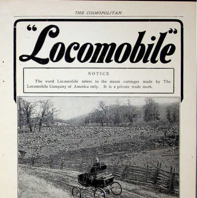 Undated Locomobile advertisement from The Cosmopolitan Magazine
