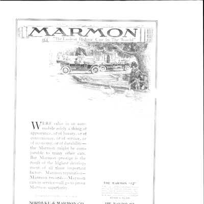 1912 Marmon advertisement in November 1912 National Geographic