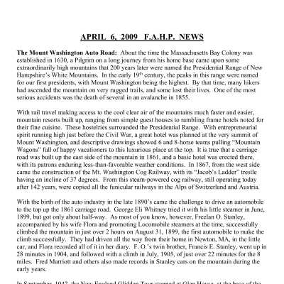 2009 04-06 Weekly News