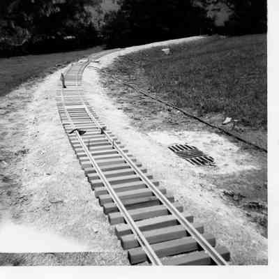 Track being installed, 1960
