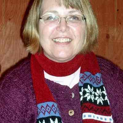 2007 - Cathy Schwoebel selling tickets at Thanksgiving Steamin' Day