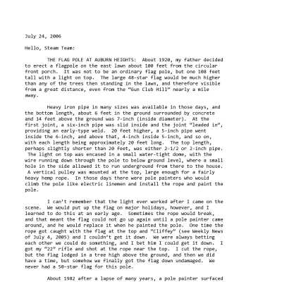 2006 07-24 Weekly News
