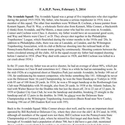 2014 02-03 Weekly News